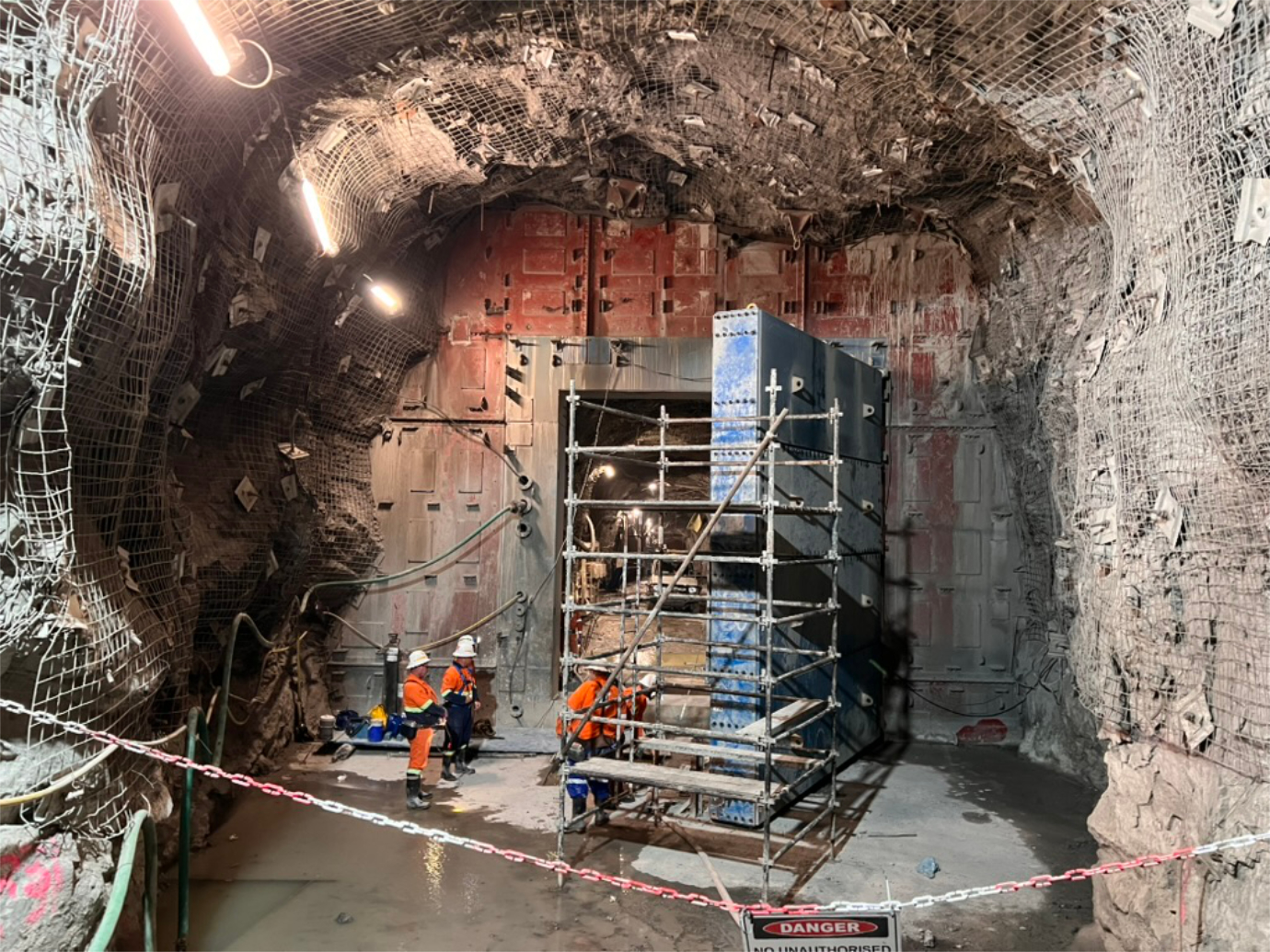 Venetia Underground WaterDoor Installation